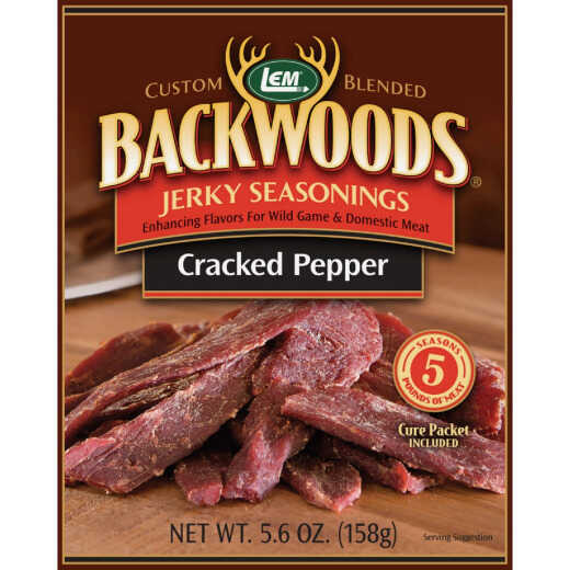 LEM Backwoods 5.6 Oz. Cracked Pepper Jerky Seasoning